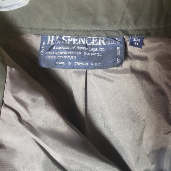 H.L. Spencer LTD. Vintage Wool Blend Trousers-Sz 9 - Picture 4 of 4